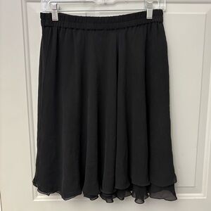 Bloomingdale's Elegant Black A-Line Skirt
